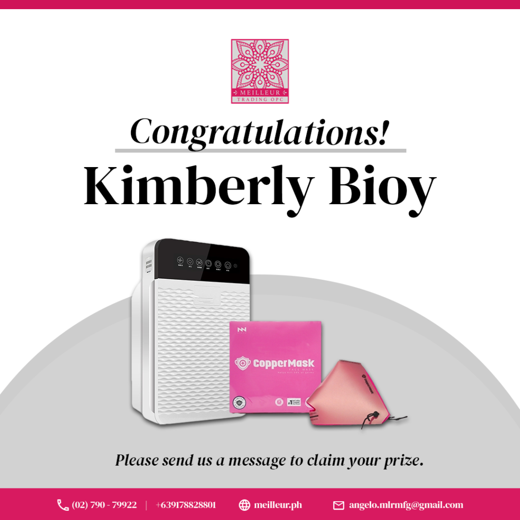 Facebook Giveaway Winner