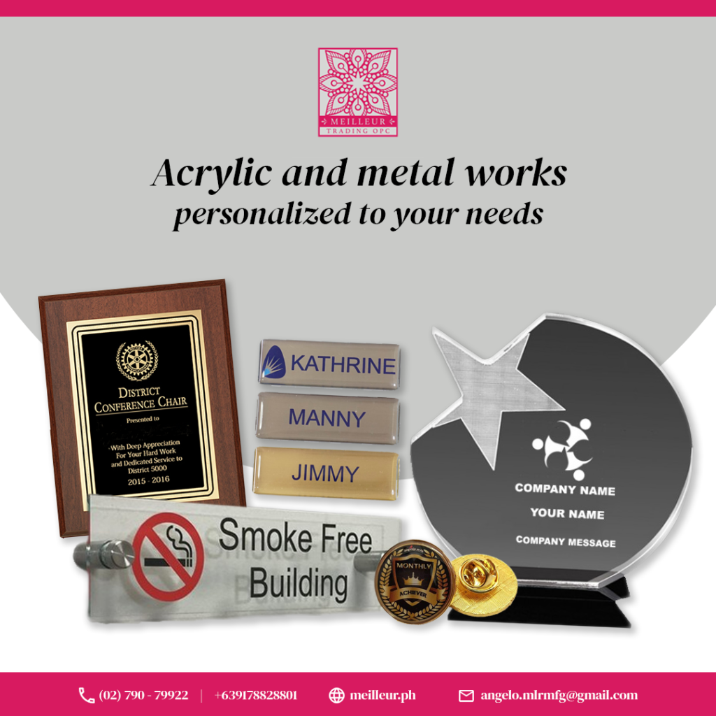 customized plaque merchandise